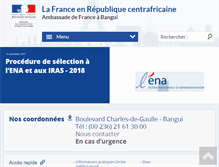 Tablet Screenshot of ambafrance-cf.org